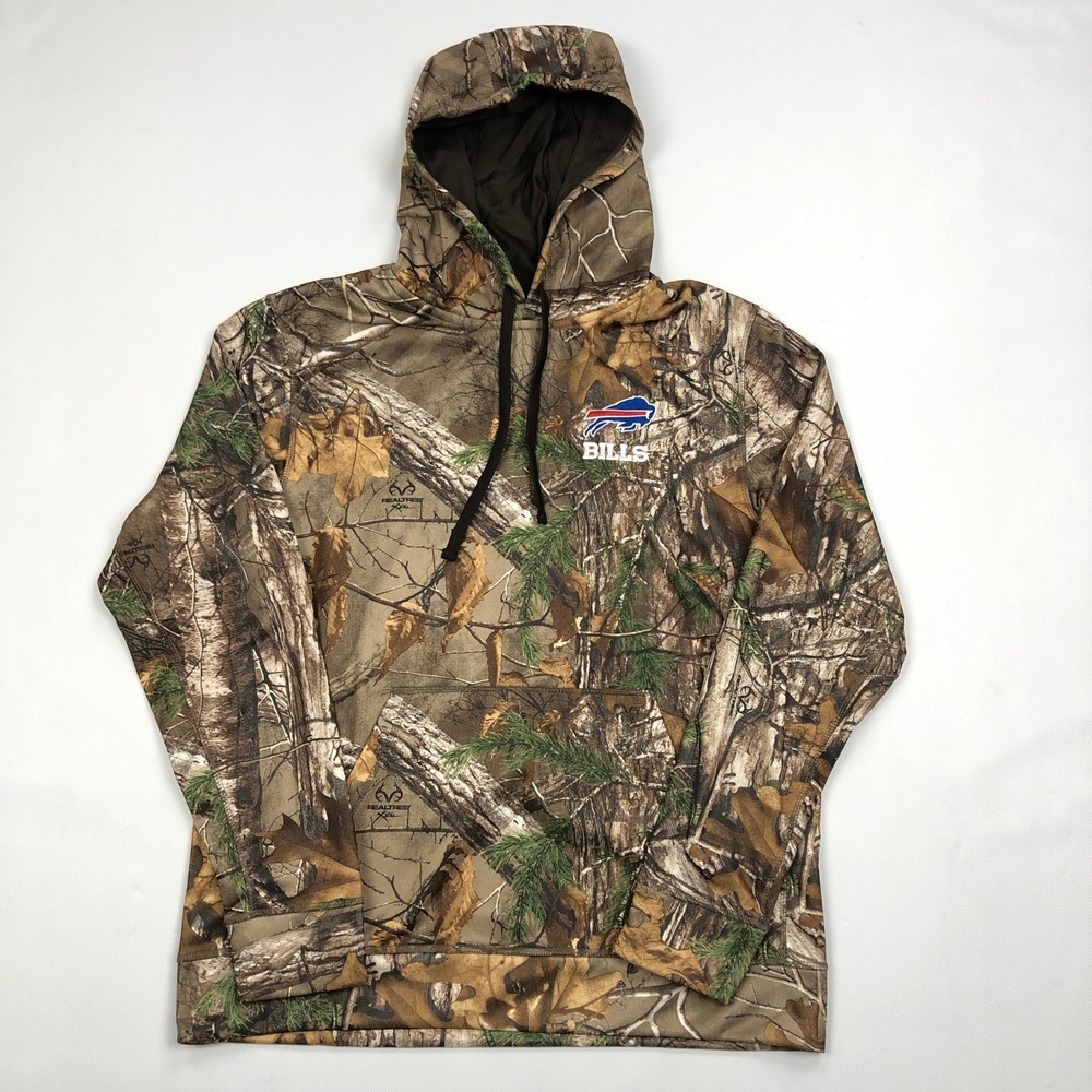 Dunbrooke Buffalo Bills Realtree Camo Hoodie Mens Medium NFL Pullover
